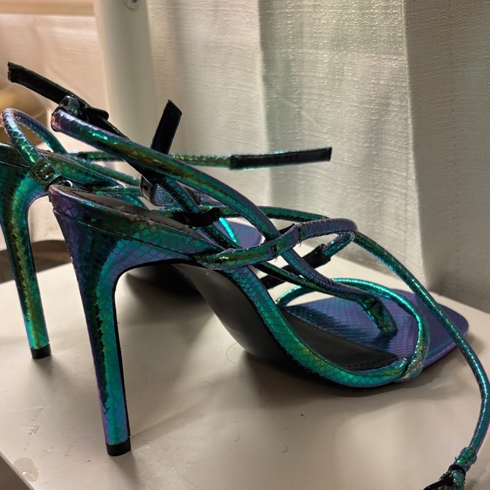 Guess Multicolor Strappy Heels